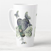 "Einen glücklichen St. Patrick's Day" Leprechaun Milchtasse (Linke Ecke)