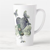 "Einen glücklichen St. Patrick's Day" Leprechaun Milchtasse (Rechts)