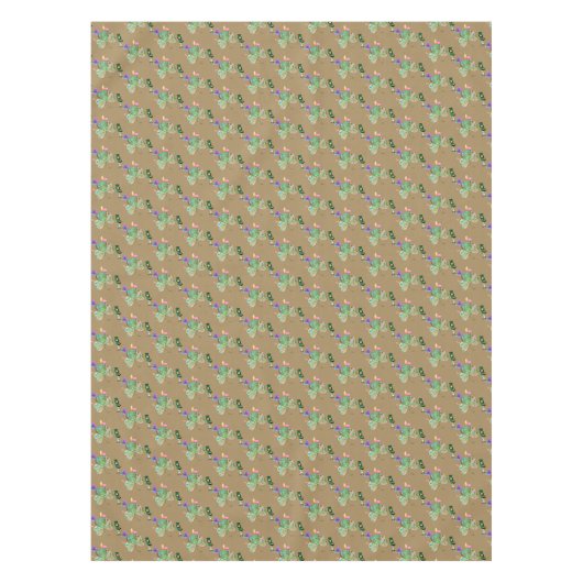 "Einen glücklichen St. Patrick's Day" Leprechaun Tischdecke (Vorderseite)