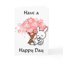 Einen glücklichen Tag, Niedliche Bunnies unter Bau