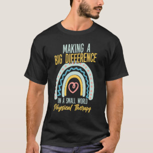 Einen großen Unterschied in einer kleinen physisch T-Shirt