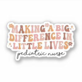 Einen großen Unterschied in kleinen Lebewesen mach Aufkleber