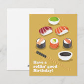 Einen guten Geburtstag haben Feiertagskarte (Vorne/Hinten)