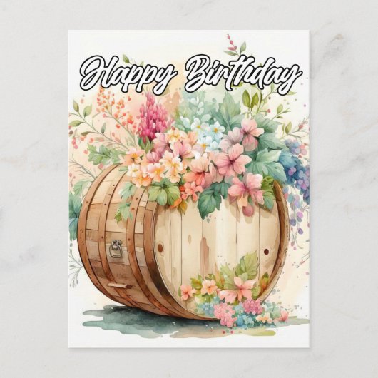 Einen guten Geburtstag haben Postkarte (Vorderseite)