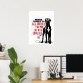 Einen Hund Great Dane adoptieren Poster (Heimbüro)
