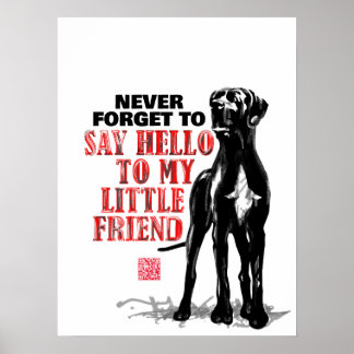 Einen Hund Great Dane adoptieren Poster