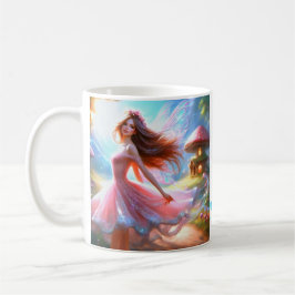 Einen Kaffee, ein Lächeln, einen schönen Tag, eine Kaffeetasse