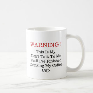 Einen Kaffeetrinker nicht stören - Tasse-A-Tude Kaffeetasse