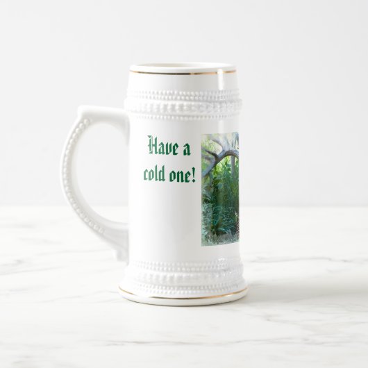 Einen kalten Stein haben Bierglas (Links)