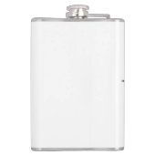 einen Kolben mit lustigen Messmarken Flachmann (Rückseite)