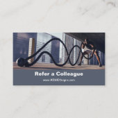 Einen Kollegen-Gray-Corporate-Personal-Trainer bes Empfehlungskarte (Vorderseite)