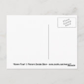 Einen lächelnden Frosch mit Postkarte teilen (Rückseite)