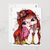 Einen Lebkuchenkochtopf schleichen Postkarte (Vorne/Hinten)