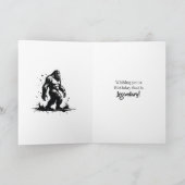 Einen legendären Geburtstag wünschen | Bigfoot Karte (Innenseite)
