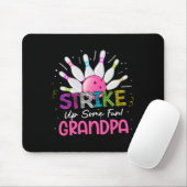 Einen lustigen Großvater des jungen Mädchens Bowli Mousepad (Mit Mouse)