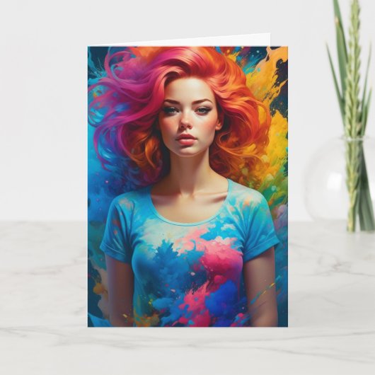 Einen magischen Tag wünschen | Freundschaft Karte (Vorderseite)