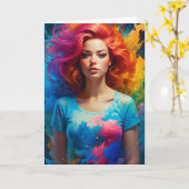 Einen magischen Tag wünschen | Freundschaft Karte (Gelbe Blume)