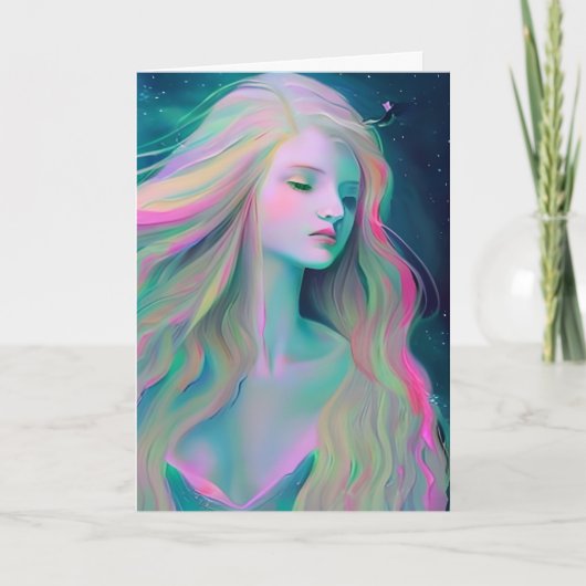 Einen magischen Tag wünschen Karte (Vorderseite)