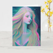 Einen magischen Tag wünschen Karte (Gelbe Blume)