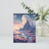 Einen magischen Tag wünschen | Kunst Postkarte (Stehend Vorderseite)