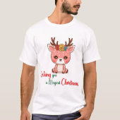 Einen magischen Weihnachtsmann wünschen T-Shirt (Vorderseite)