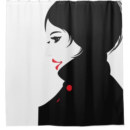 einen Mantel Duschvorhang (Vorderseite)