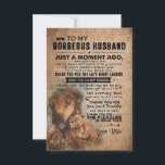 Einen Moment für meinen wunderbaren Mann RSVP Karte<br><div class="desc">Einen Moment für meinen wunderbaren Mann</div>