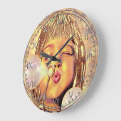 Einen Moment machen Große Wanduhr (Winkel)