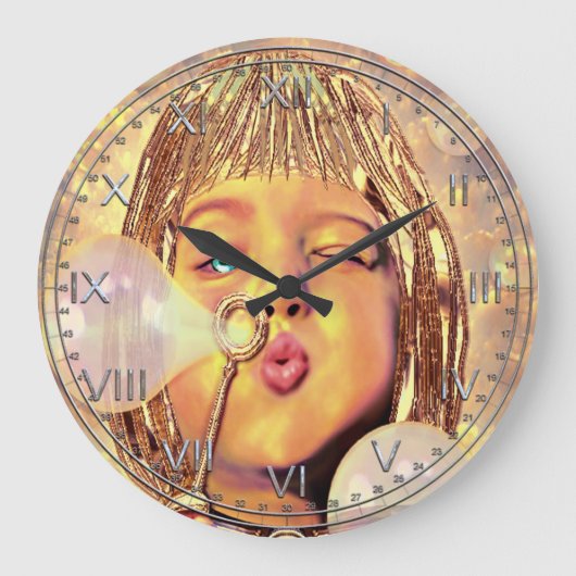 Einen Moment machen Große Wanduhr (Vorderseite)