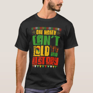 Einen Monat später kommt der Afrikanische Schwarze T-Shirt