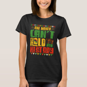 Einen Monat später kommt der Afrikanische Schwarze T-Shirt