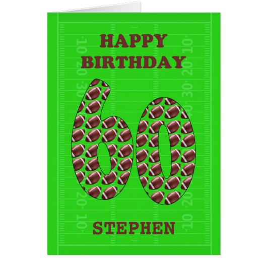 Einen Namen 60. Geburtstagsfußbälle hinzufügen (Vorne)