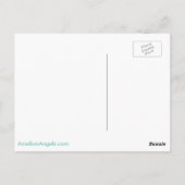 Einen Namen hinzufügen | Hüterin Engel mit Kind Postkarte (Rückseite)