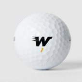 einen Namen hinzufügen . personalisiert Golfball (Vorderseite)