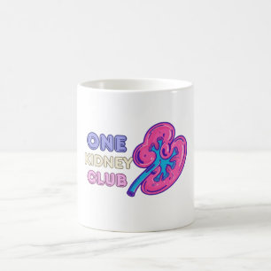 EINEN NIERENCLUB, NIERENÜBERSETZUNG KAFFEETASSE
