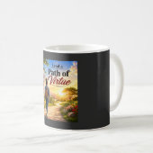 Einen Pfad der Tugend führen Kaffeetasse (VorderseiteRechts)