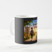 Einen Pfad der Tugend führen Kaffeetasse (Vorderseite Links)