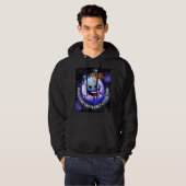 Einen Planeten zu erkunden. Junge in einer Rakete Hoodie (Vorne ganz)