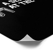 Einen Platz am Tisch einnehmen Poster (Ecke)