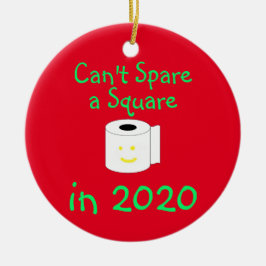 Einen Platz im Jahr 2020 nicht ersparen Keramik Ornament