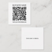 Einen QR-Code für Unternehmen sofort erstellen und Begleitkarte (Vorne/Hinten)