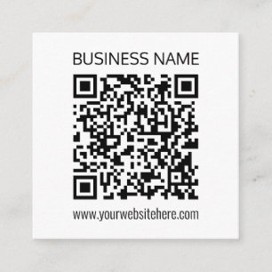 Einen QR-Code für Unternehmen sofort erstellen und Begleitkarte