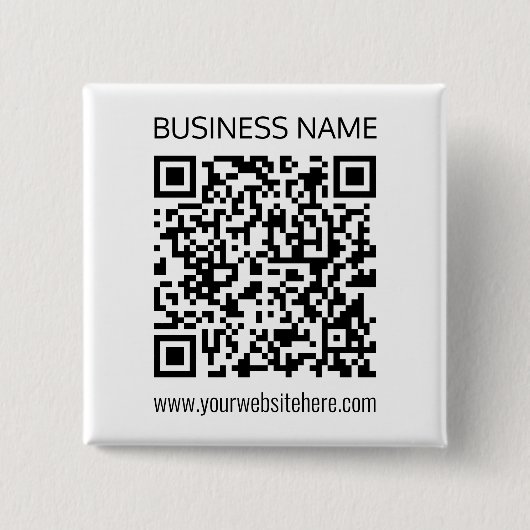 Einen QR-Code für Unternehmen sofort erstellen und Button (Vorderseite)