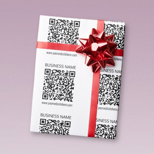 Einen QR-Code für Unternehmen sofort erstellen und Geschenkpapier