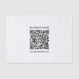 Einen QR-Code für Unternehmen sofort erstellen und Seidenpapier