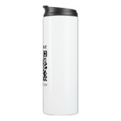 Einen QR-Code für Unternehmen sofort erstellen und Thermosbecher (Nach rechts gedreht)