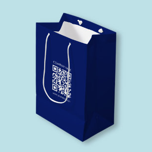 Einen QR-Code sofort erstellen Modernes, einfach Mittlere Geschenktüte
