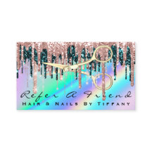 Einen Rose-Holograph für Friend-Friseur-Scheren