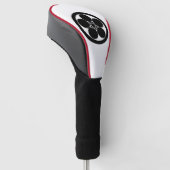 einen runden Pflaumentopf Golf Headcover (angewinkelt)