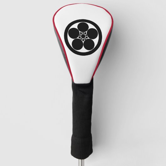 einen runden Pflaumentopf Golf Headcover (Vorderseite)